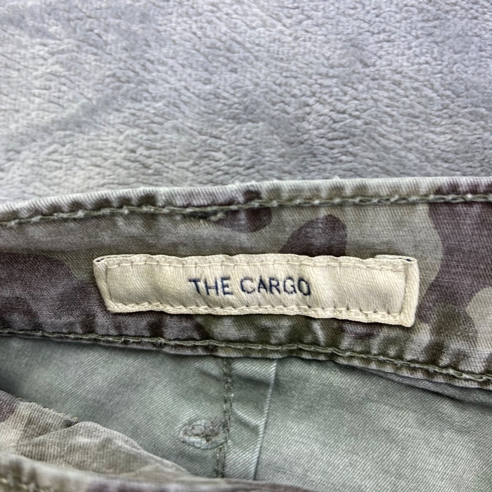 Lucky Brand The Cargo Pants Women's Size 0/25 Green Camo Cotton - Picture 4 of 10